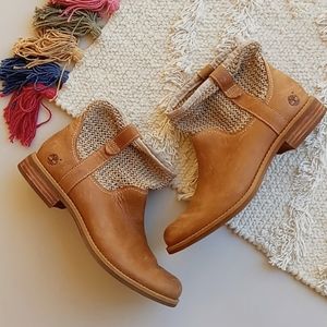 Timberland Ankle Tan Booties